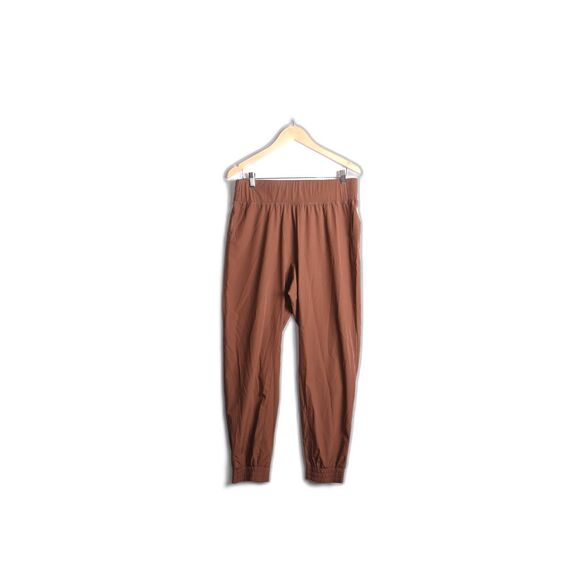 Halara Play It My Way Large Yoga Nylon Elastane Pants Brown NWT - Picture 1 of 5